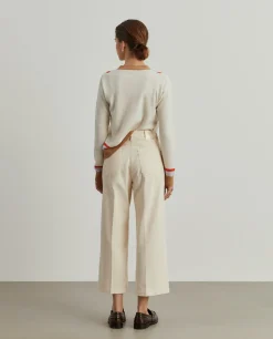 Calças culotte bombazine perna reta