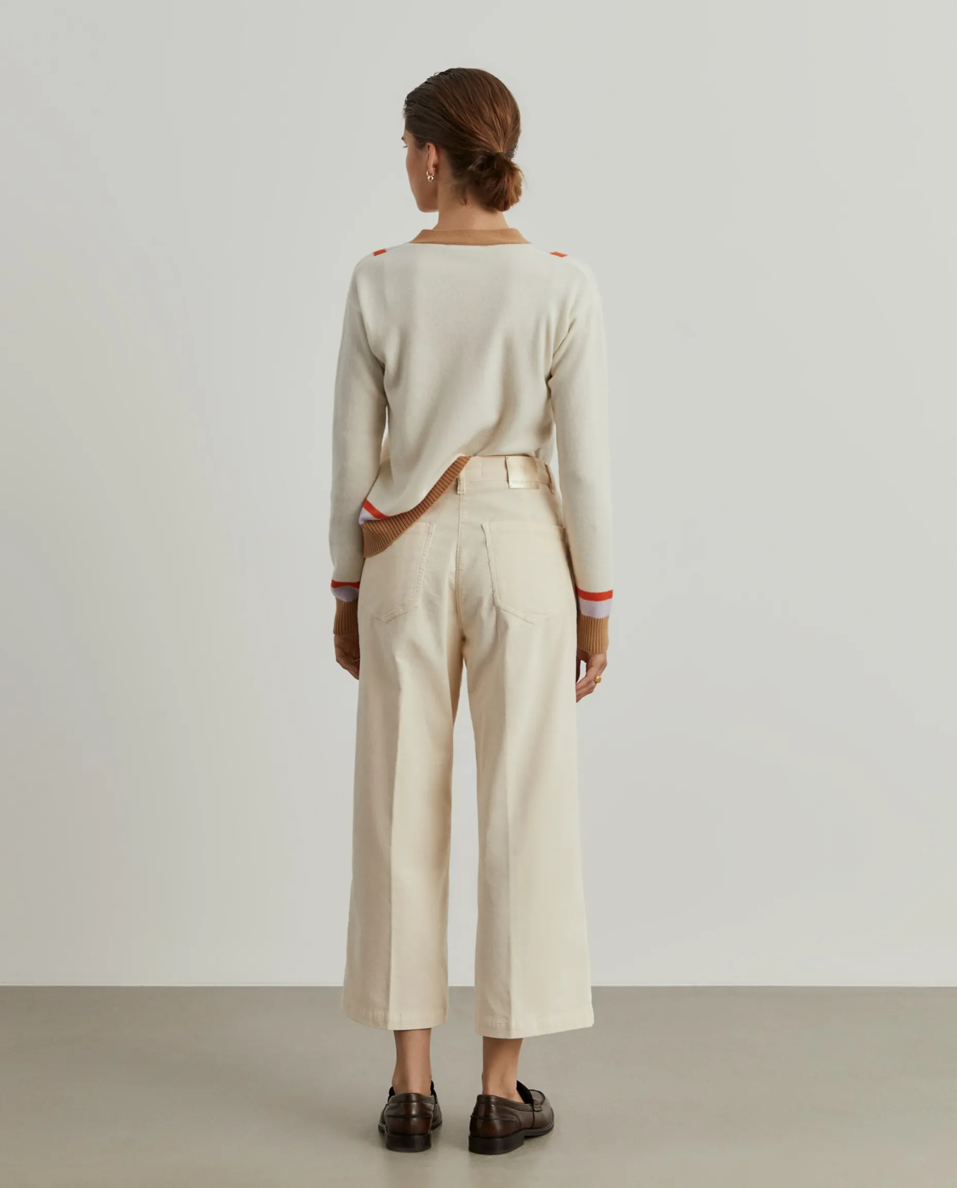 Calças culotte bombazine perna reta