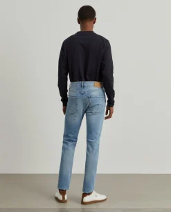 Calças de ganga slim fit de cinco bolsos