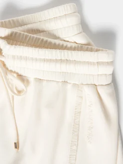 Calças de malha wide leg