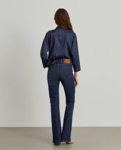 Calças denim flare