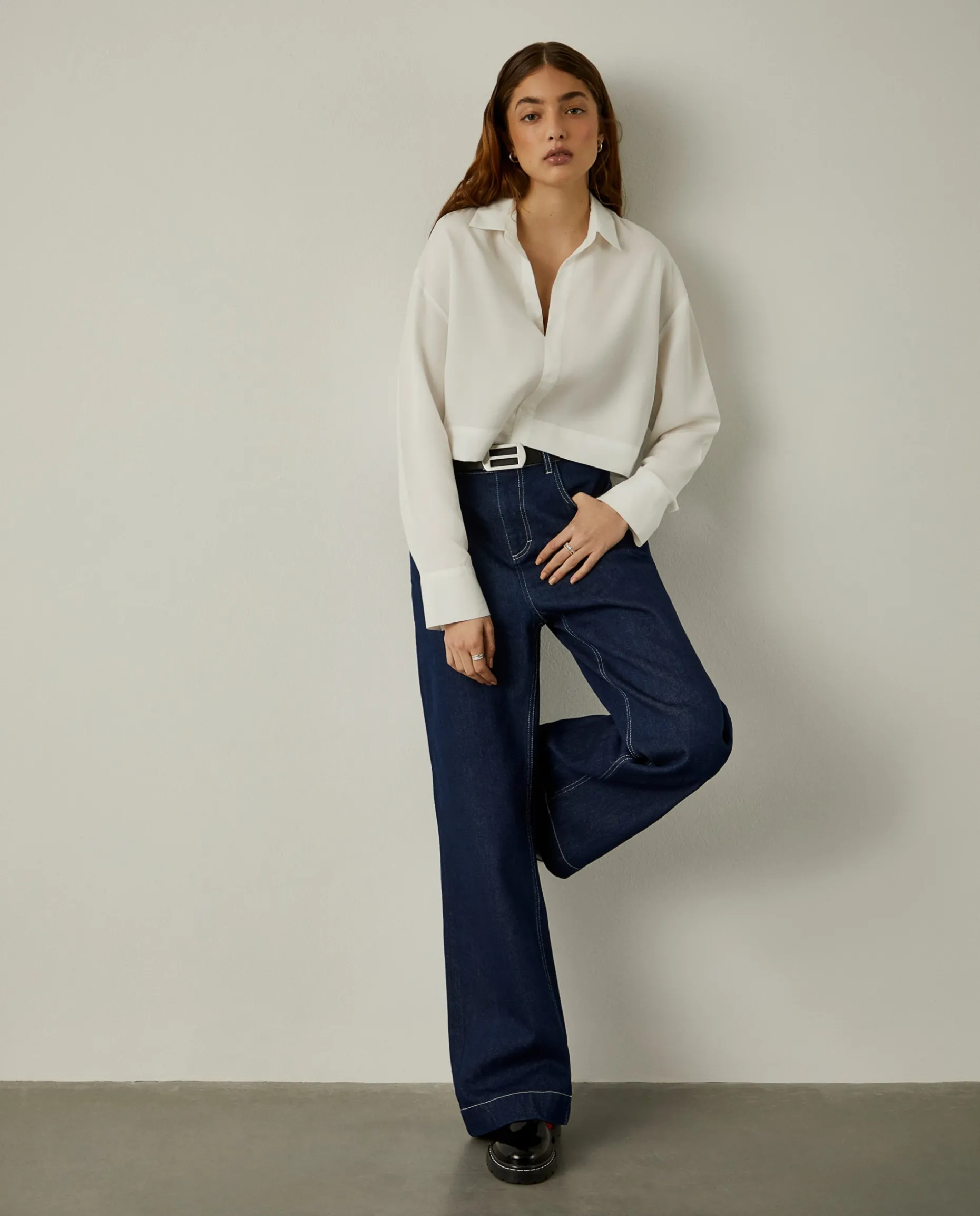 Calças denim Lion of Porches x Paatiff