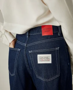 Calças denim Lion of Porches x Paatiff