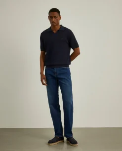 Calças denim regular fit