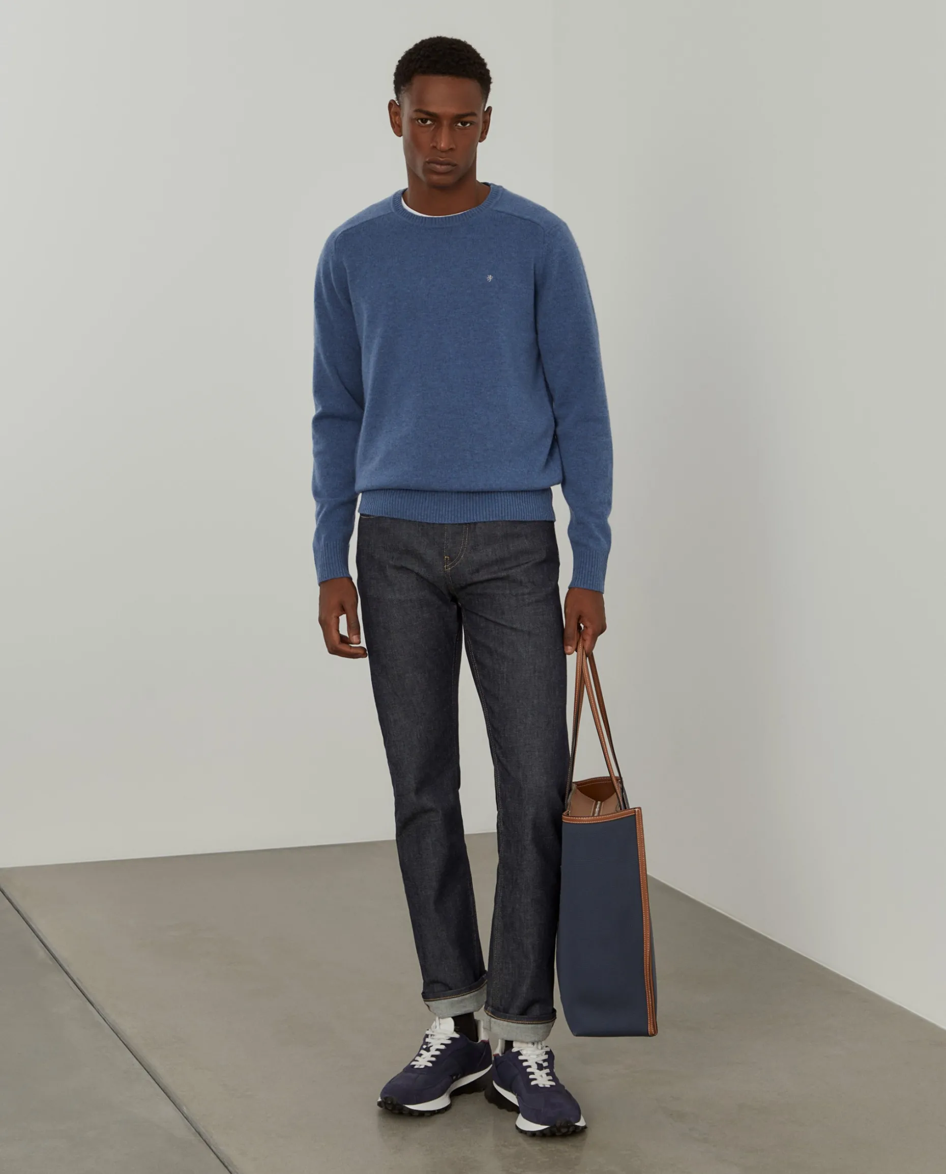 Calças denim regular fit