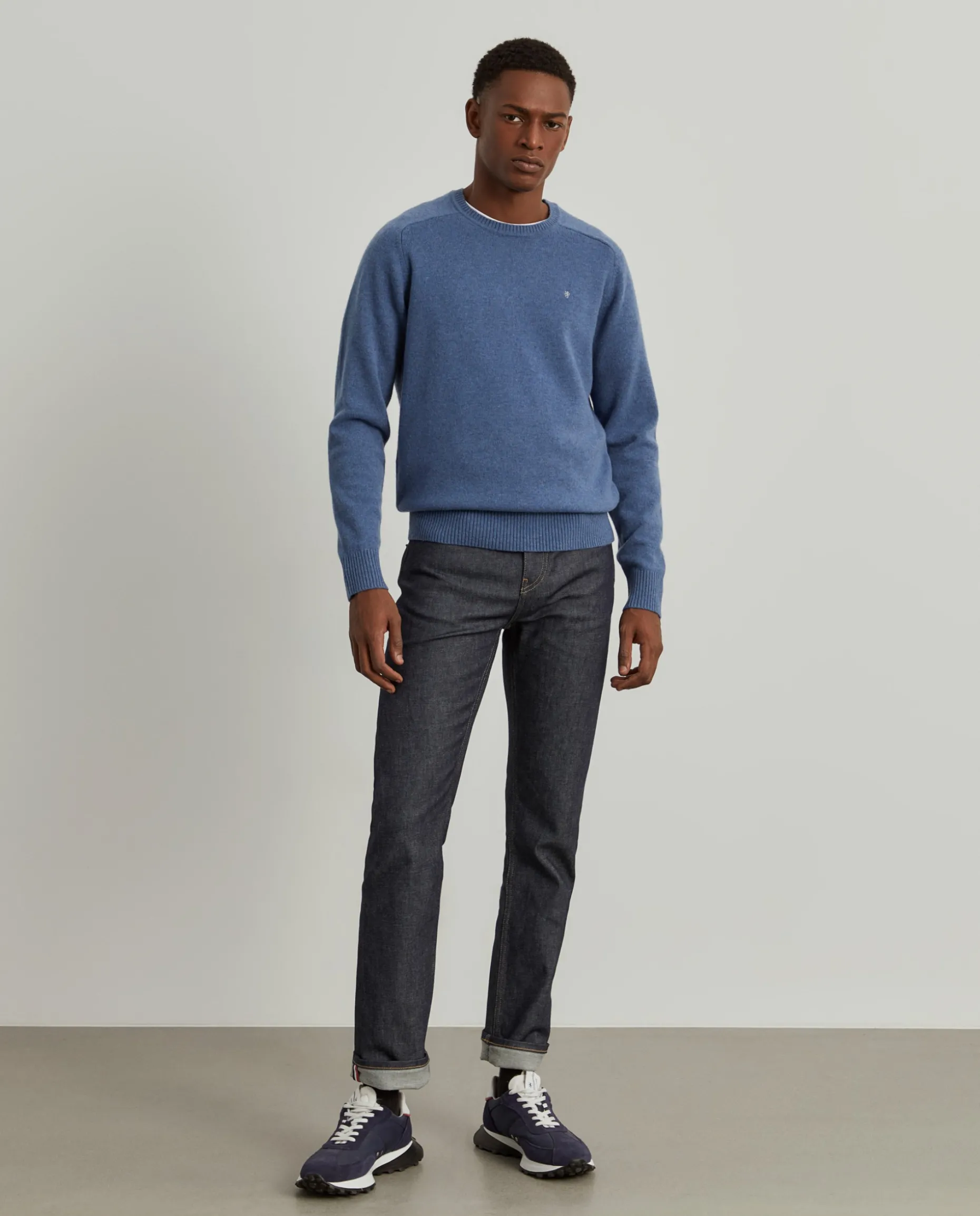 Calças denim regular fit