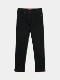 Calças denim regular fit