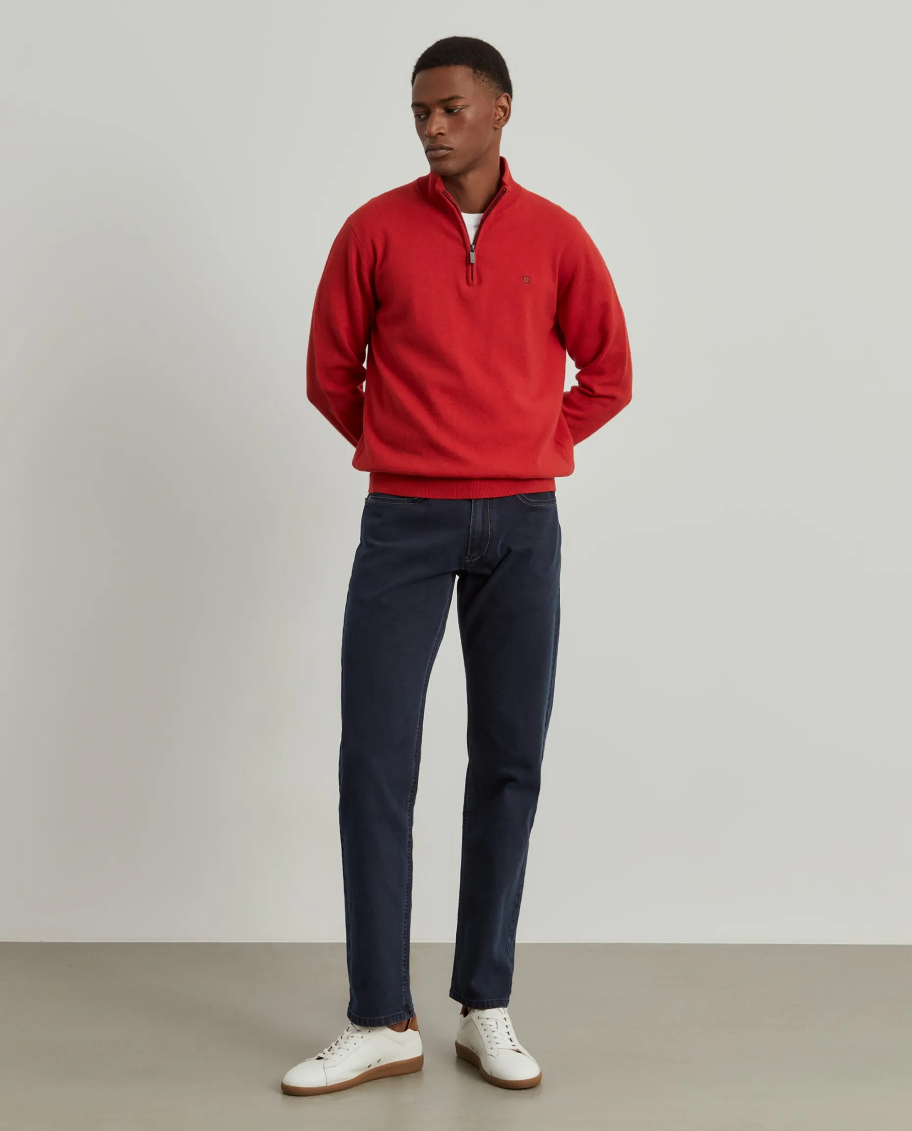 Calças denim regular fit