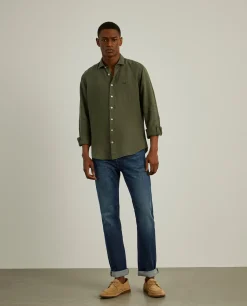 Calças denim regular fit