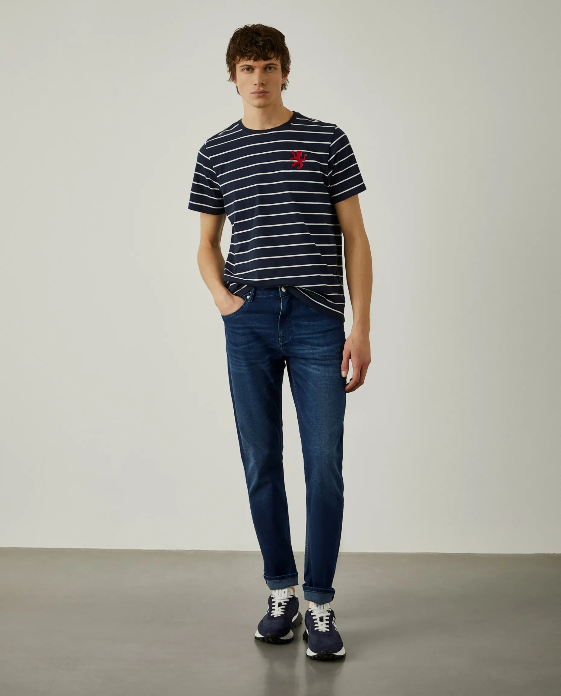 Calças denim regular fit