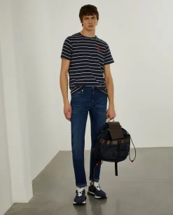 Calças denim regular fit
