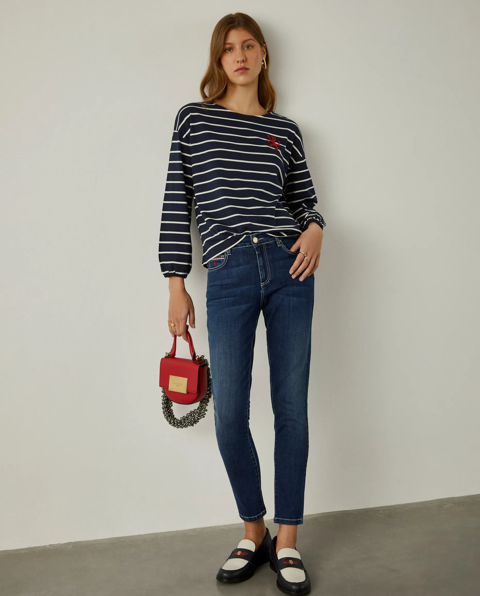 Calças denim regular fit