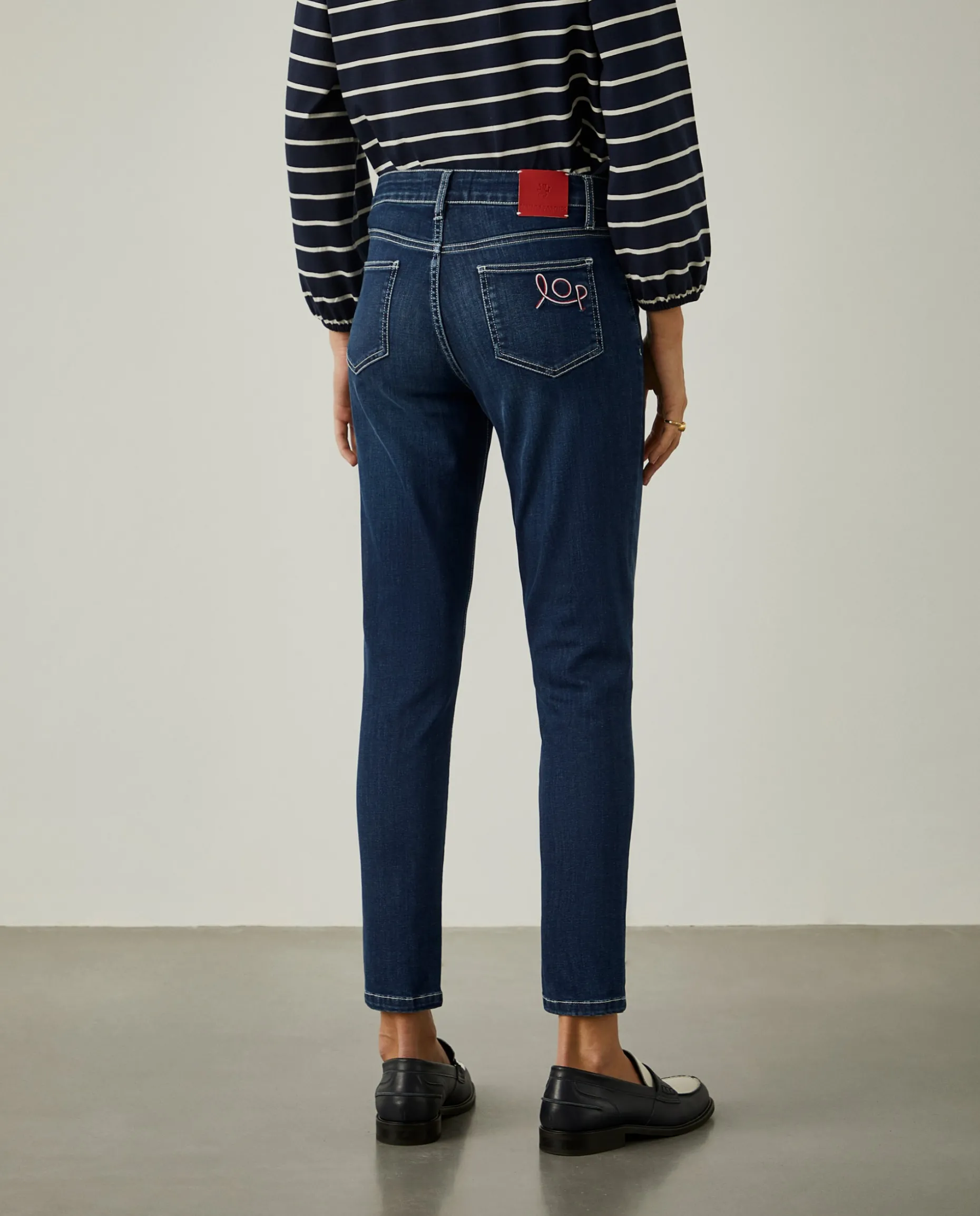 Calças denim regular fit