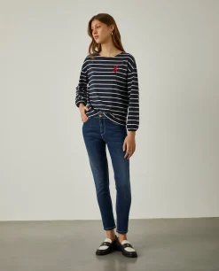 Calças denim regular fit