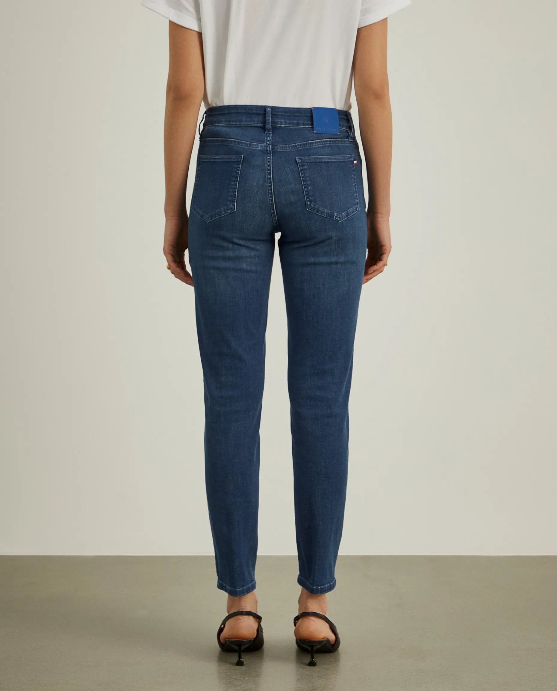 Calças denim regular fit