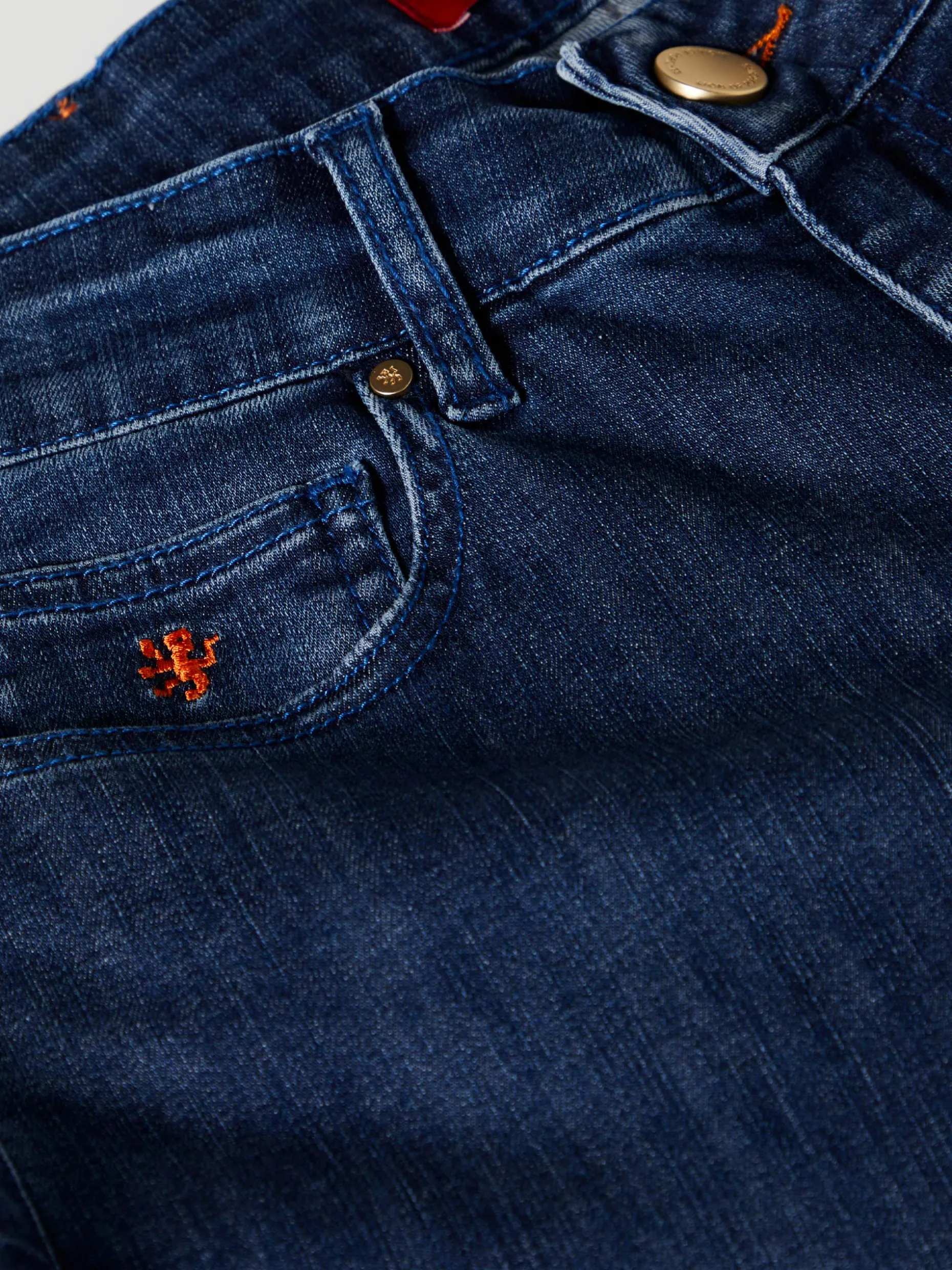 Calças denim regular fit