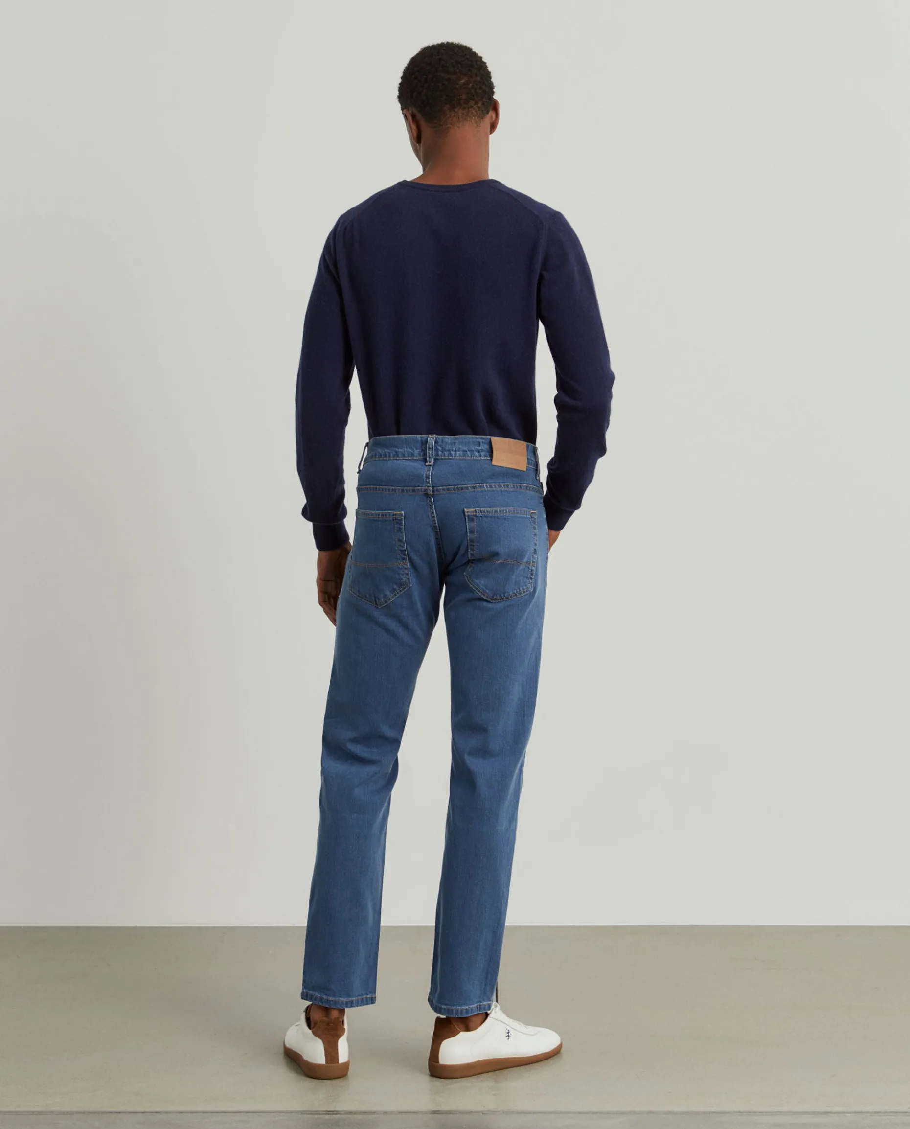 Calças denim regular fit