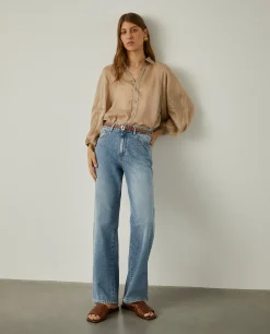 Calças denim relaxed fit