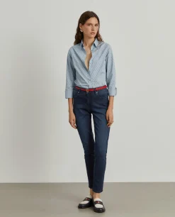 Calças denim skinny