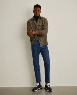 Calças denim slim fit