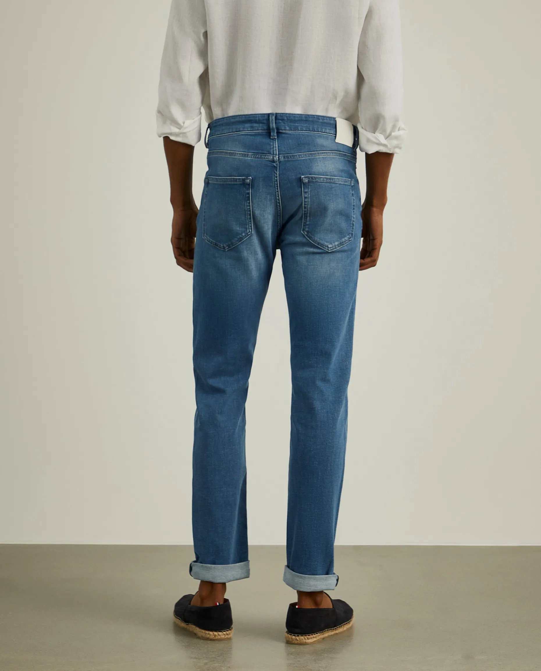 Calças denim slim fit