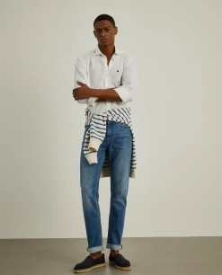 Calças denim slim fit