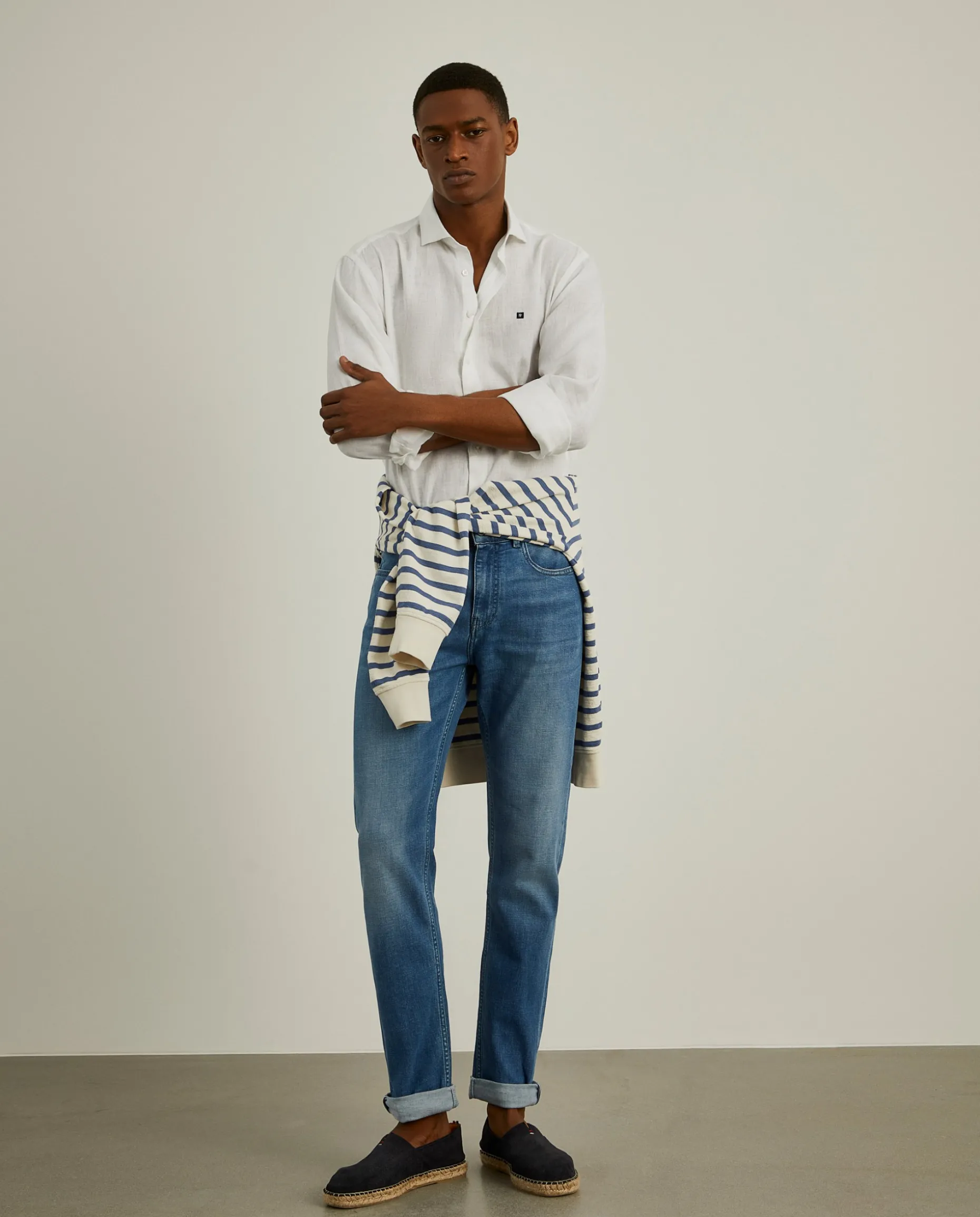 Calças denim slim fit