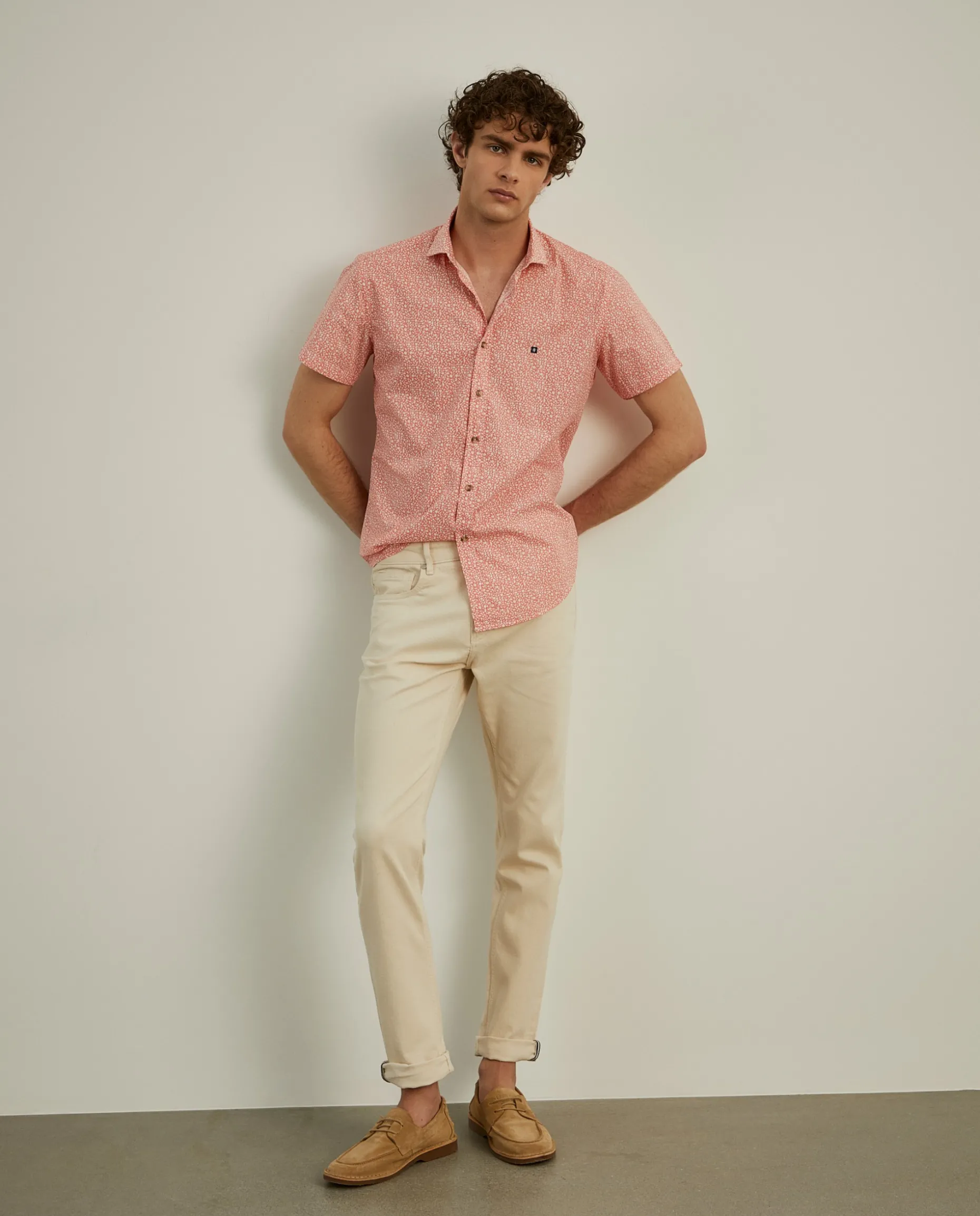 Calças denim slim fit