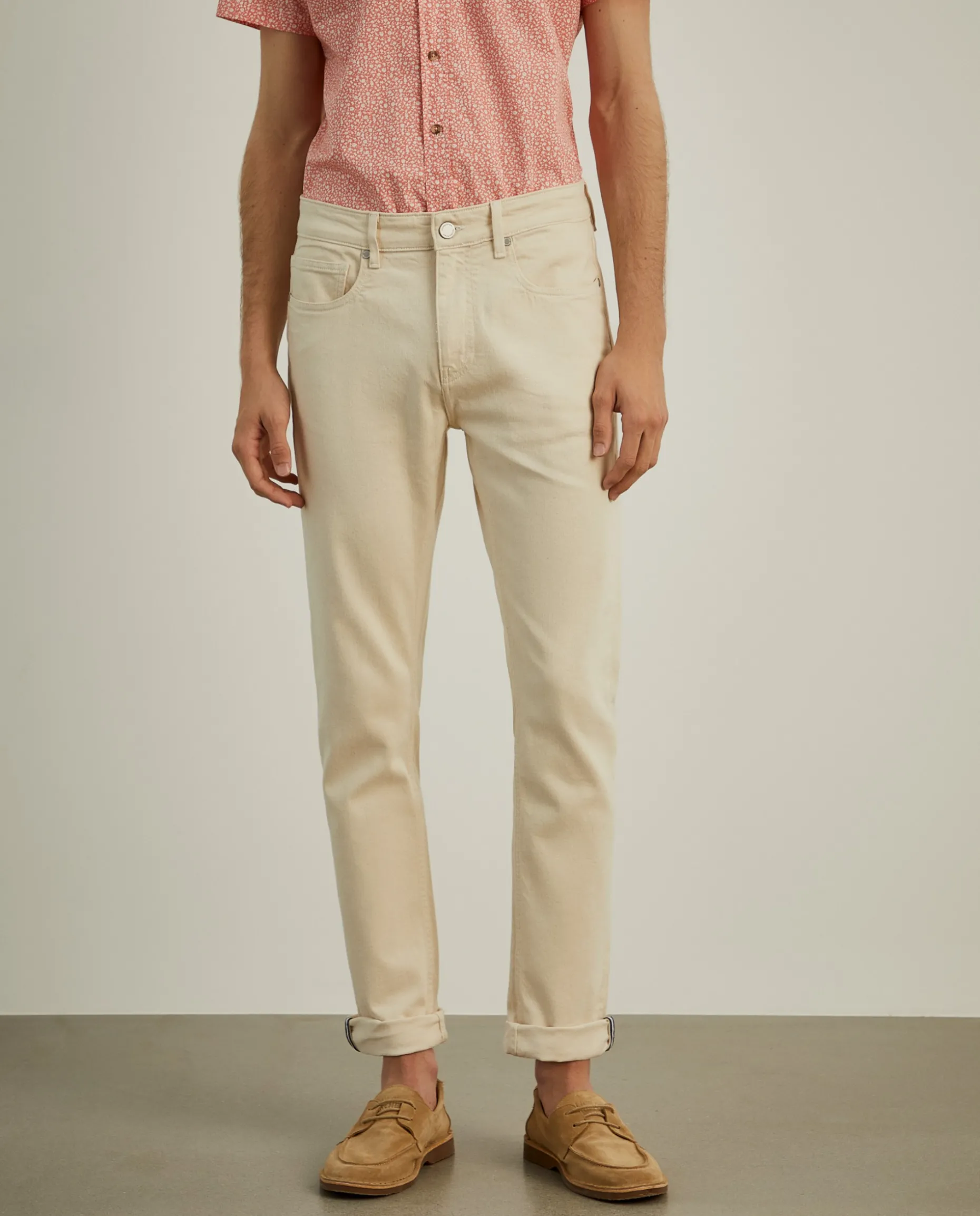 Calças denim slim fit