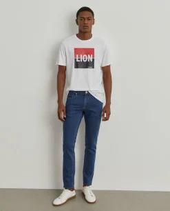 Calças denim slim fit