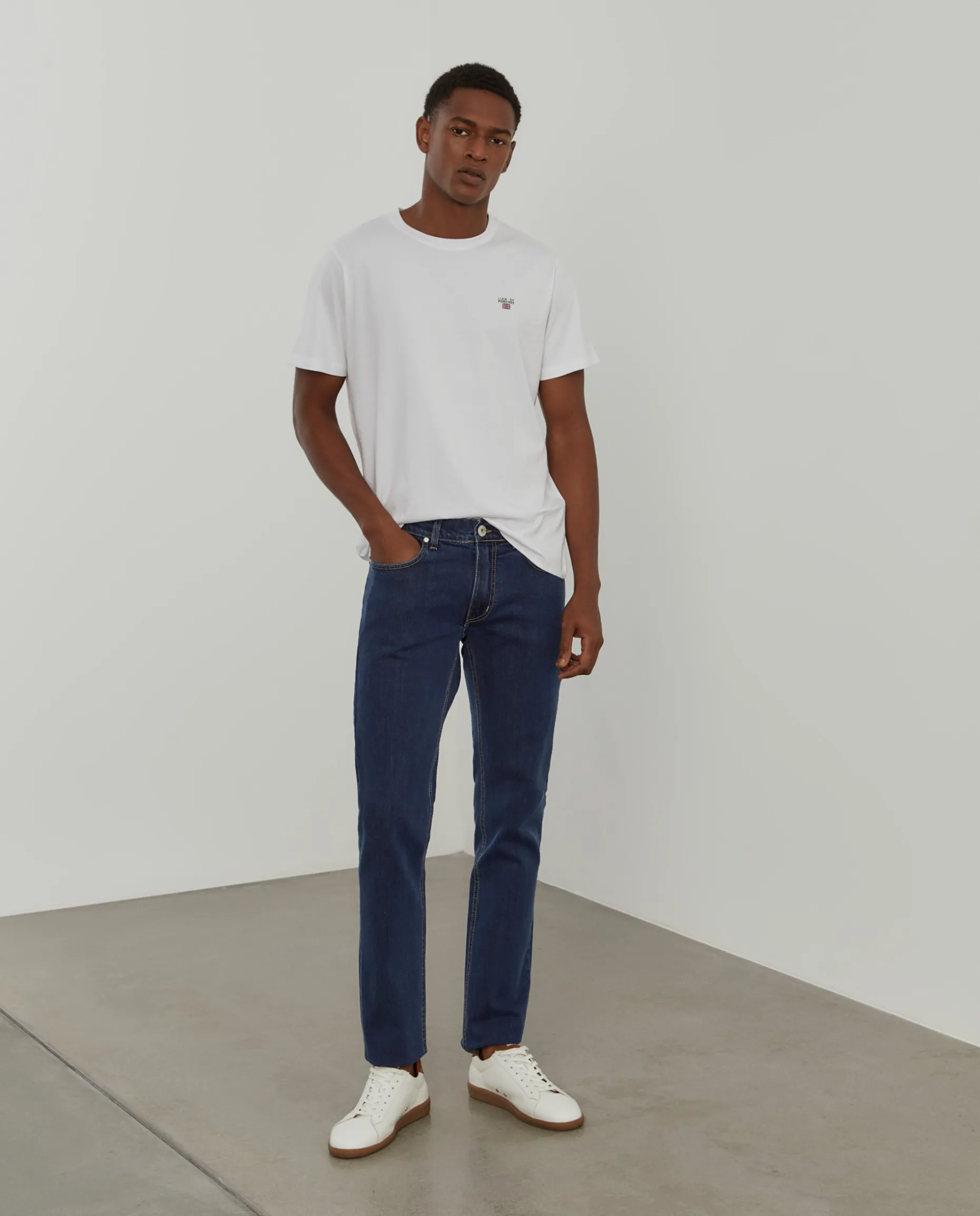 Calças denim slim fit