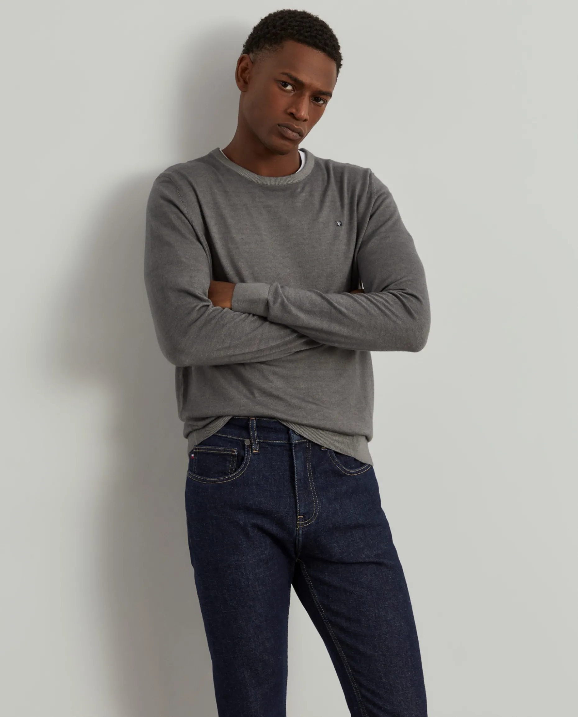 Calças denim slim fit