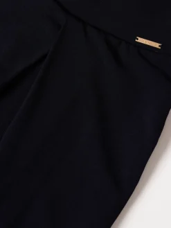 Calças fluidas wide leg