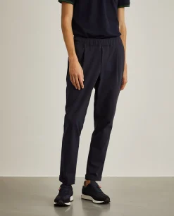 Calças jogger com cordão