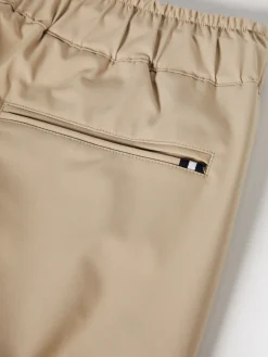 Calças jogger em malha técnica com cordão