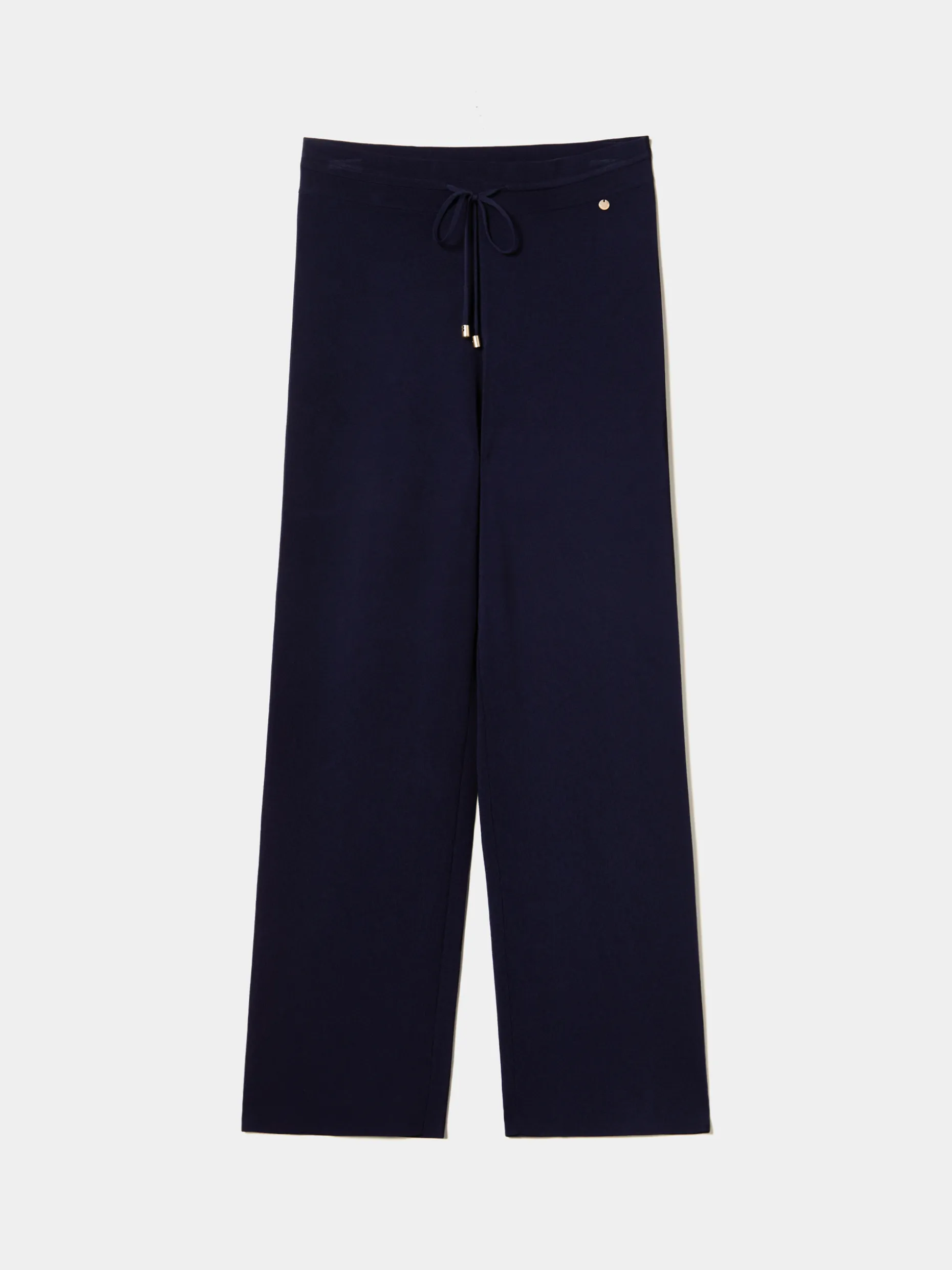 Calças largas de malha