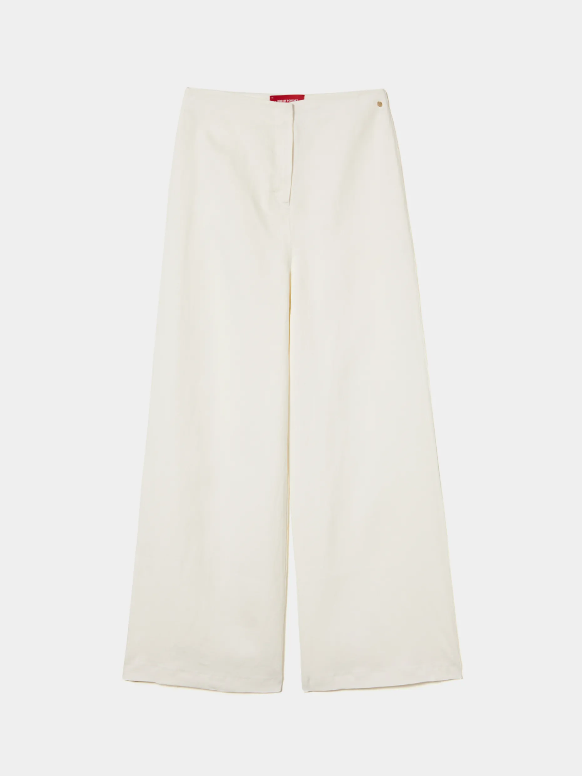 Calças pantalona 100% linho