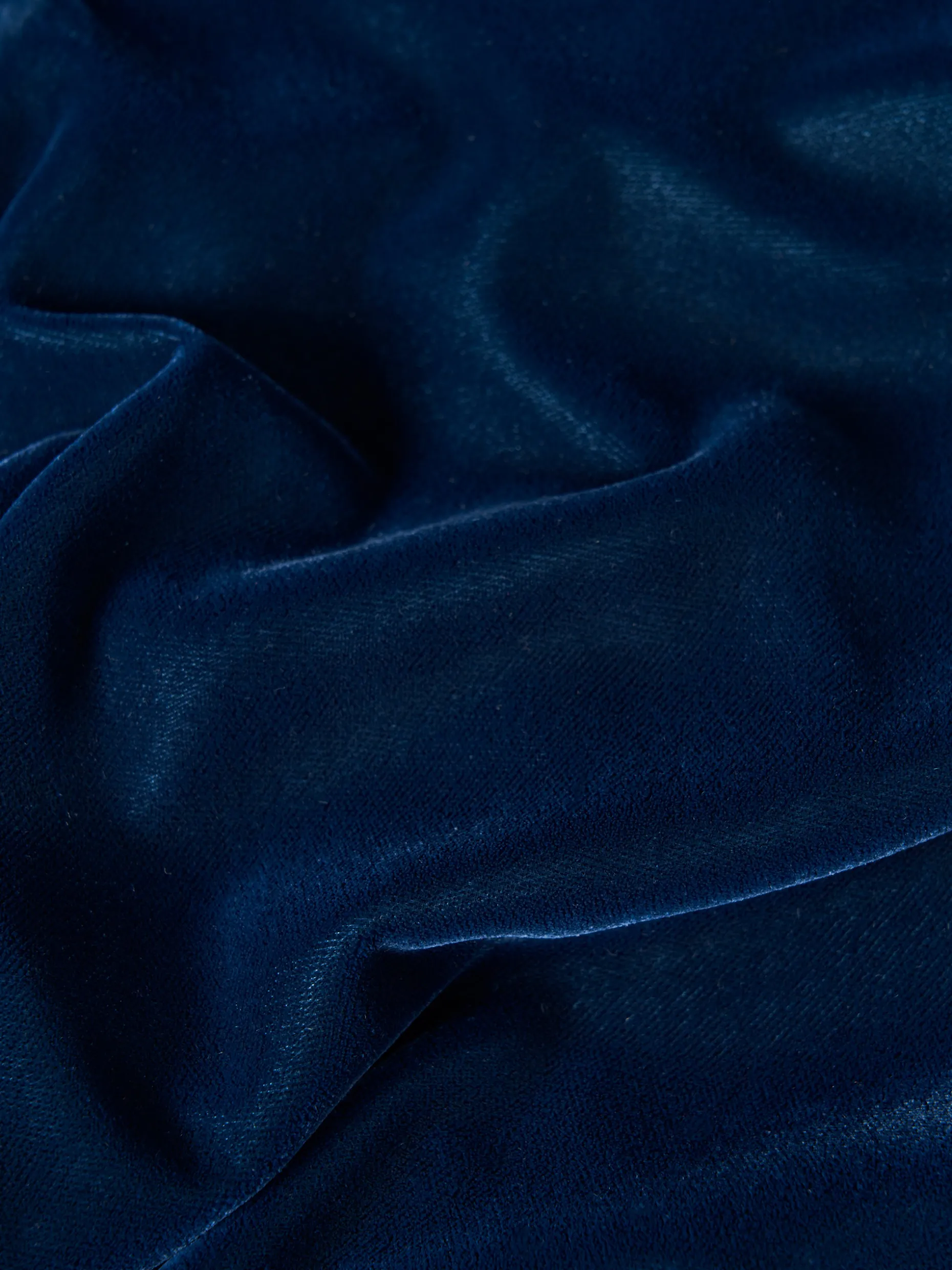 Calças pantalona em veludo