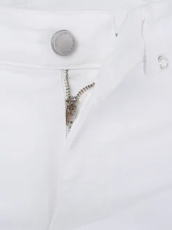 Calças para homem de sarja slim fit com bolsos