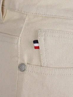 Calças para homem regular fit em algodão em sarja