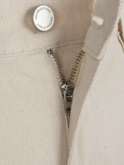 Calças para homem regular fit em algodão em sarja