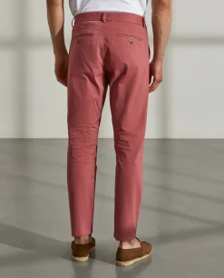 Calças para homem slim fit chino de algodão stretch