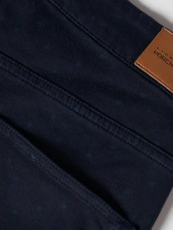 Calças polka dots regular fit