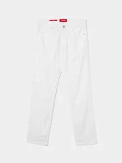 Calças regular fit com cinco bolsos