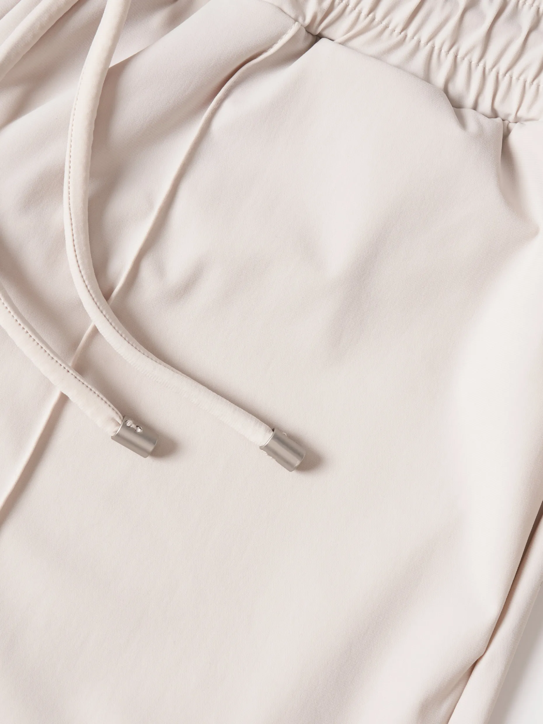 Calças wide leg em malha técnica