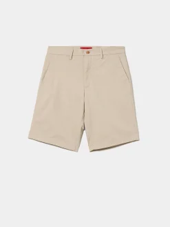 Calções bermuda em algodão