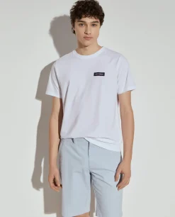 Calções bermuda em algodão