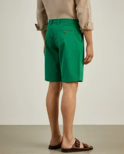 Calções bermuda em algodão