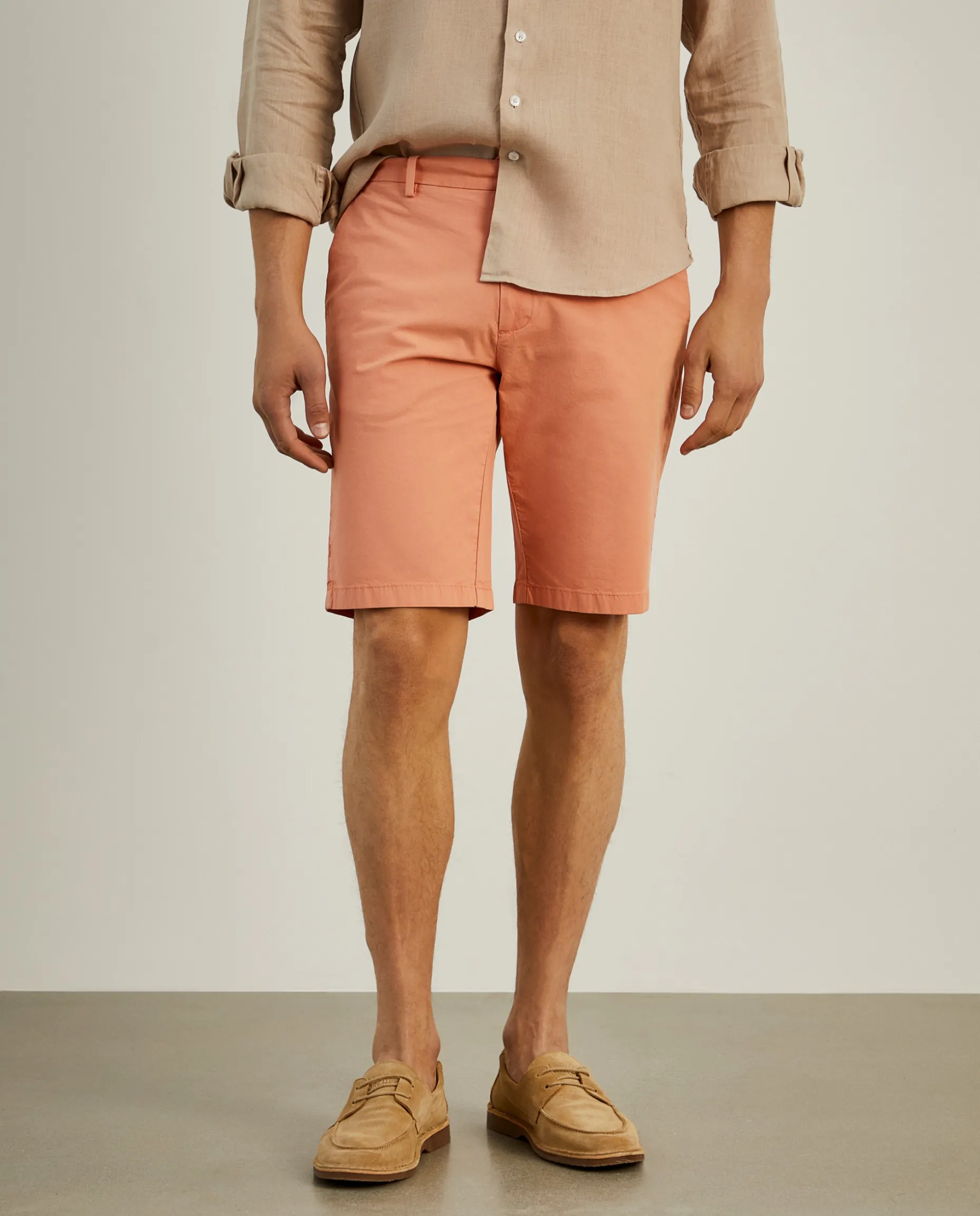 Calções bermuda em algodão