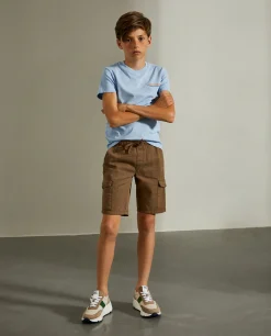 Calções com bolsos